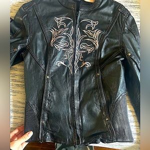 Black Milwaukee Leather Women’s Jacket Size XS